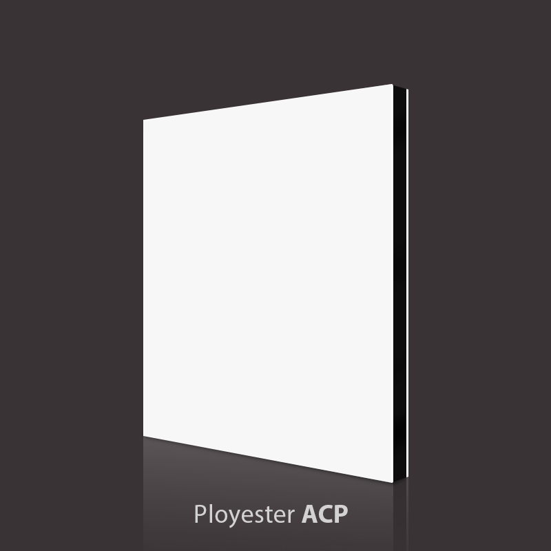 Panel compuesto de aluminio PVDF blanco lechoso